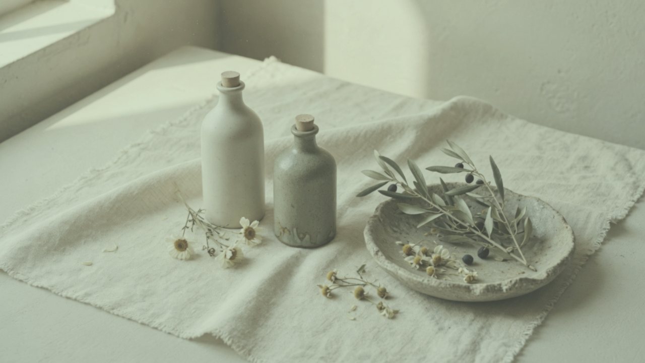 Ceramic still life, before retouch